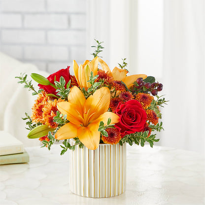 Scarlet Skies Bouquet –  Caines Flowers, Barberton OH