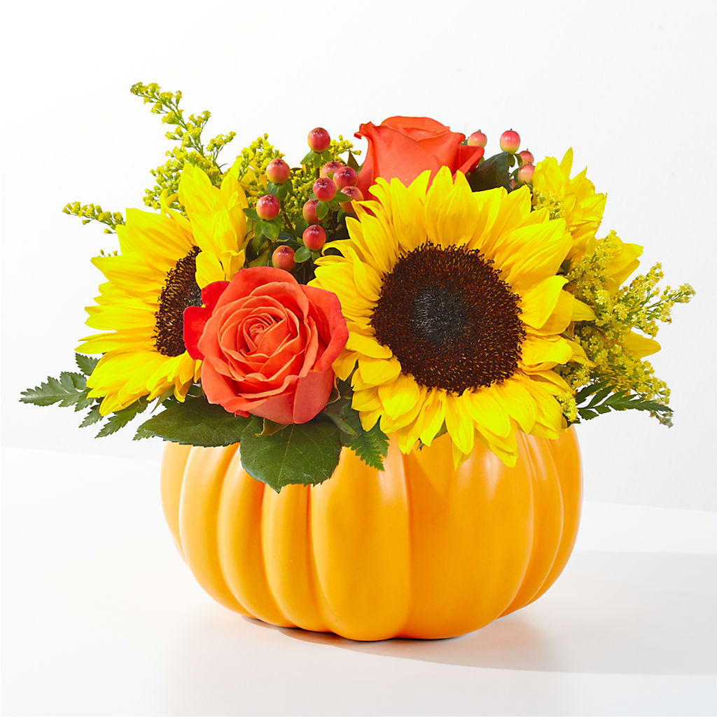 Pick of the Patch Pumpkin Bouquet –  Caines Flowers, Barberton OH