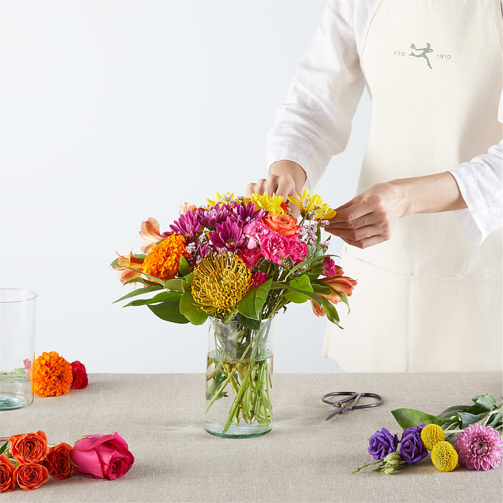 Feast of Color – A Florist Original –  Caines Flowers, Barberton OH
