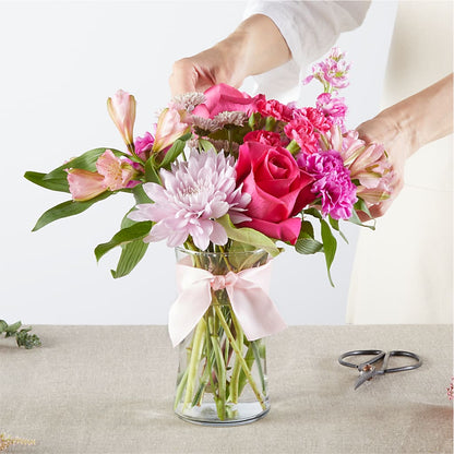 Pink Ribbon - A Florist Original –  Caines Flowers, Barberton OH