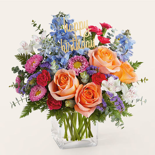 Birthday Bash Bouquet –  Caines Flowers, Barberton OH