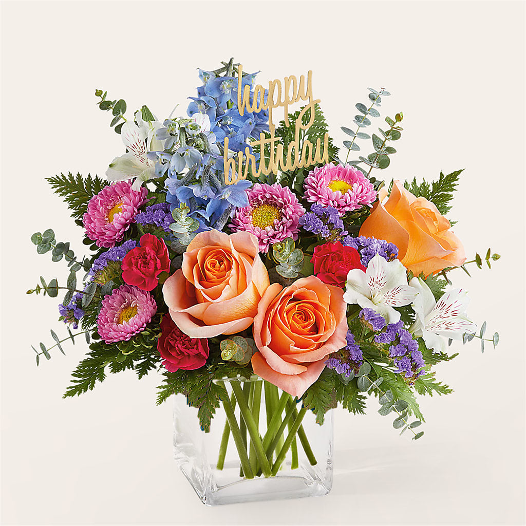 Birthday Bash Bouquet –  Caines Flowers, Barberton OH