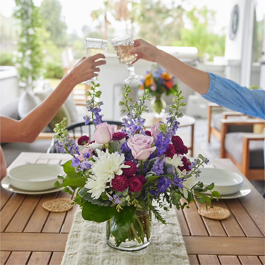 Violet Frost Bouquet –  Caines Flowers, Barberton OH