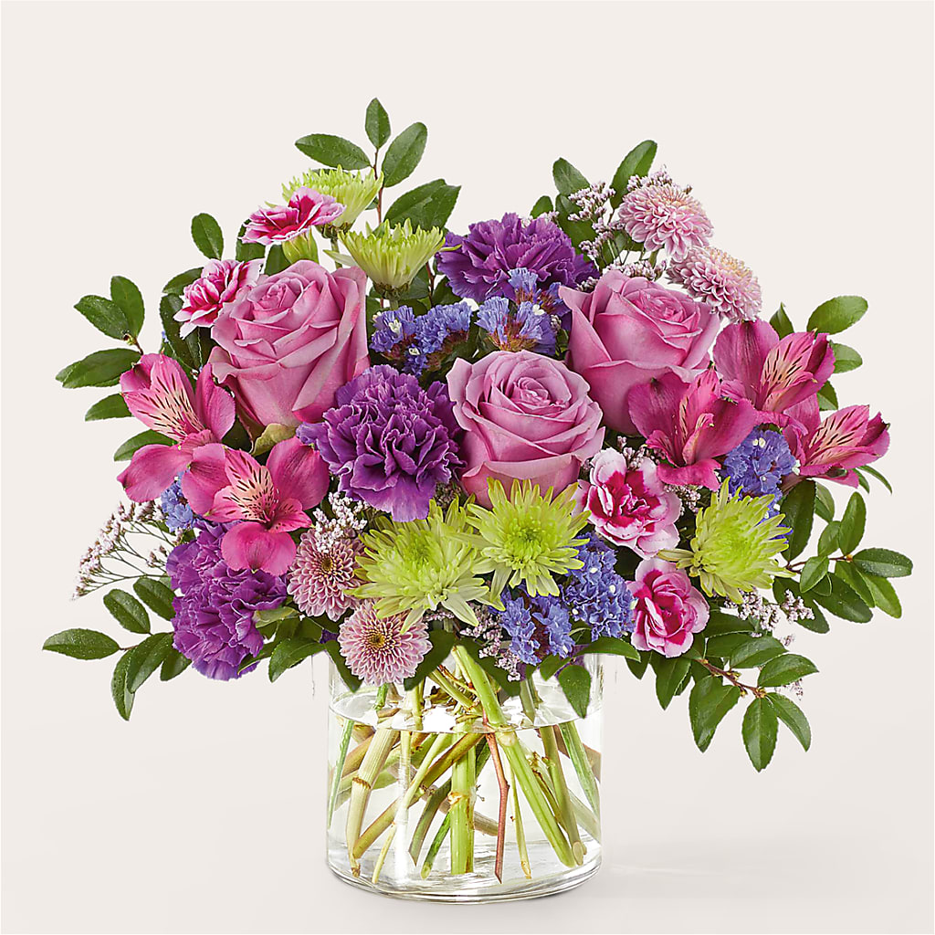 Glass Half Full Bouquet –  Caines Flowers, Barberton OH