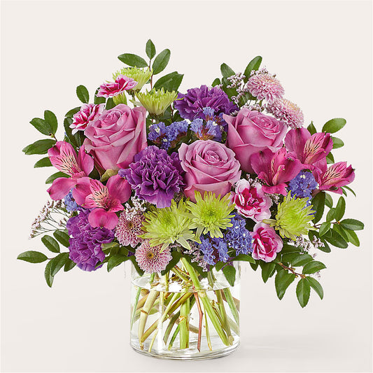 Glass Half Full Bouquet –  Caines Flowers, Barberton OH
