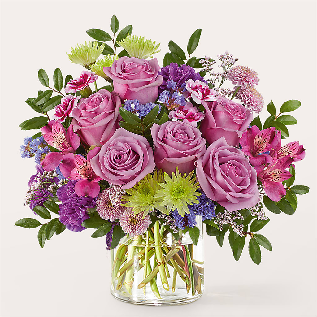 Glass Half Full Bouquet –  Caines Flowers, Barberton OH