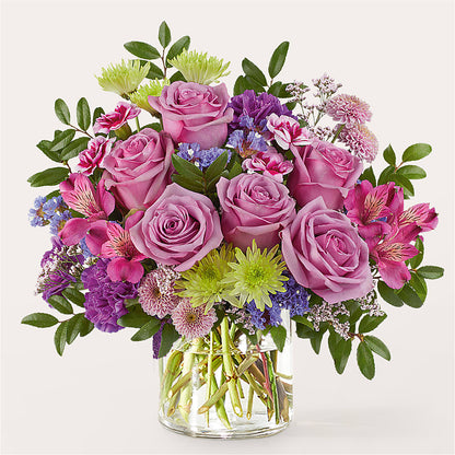 Glass Half Full Bouquet –  Caines Flowers, Barberton OH