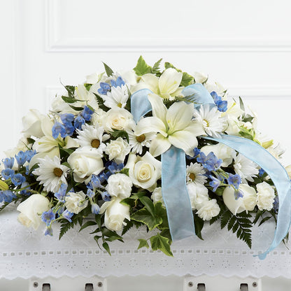Tender Treasure Casket Spray –  Caines Flowers, Barberton OH