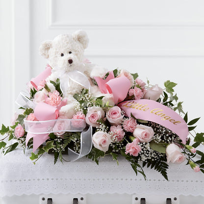Touch of Sympathy Casket Spray –  Caines Flowers, Barberton OH