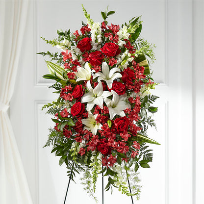 Everlasting Memory Standing Spray –  Caines Flowers, Barberton OH