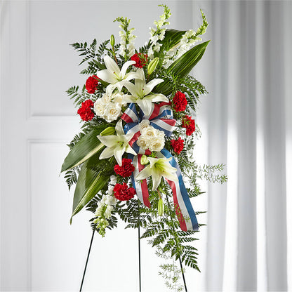 Stars of Life Standing Spray –  Caines Flowers, Barberton OH