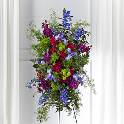 Heavenly Skies Standing Spray –  Caines Flowers, Barberton OH