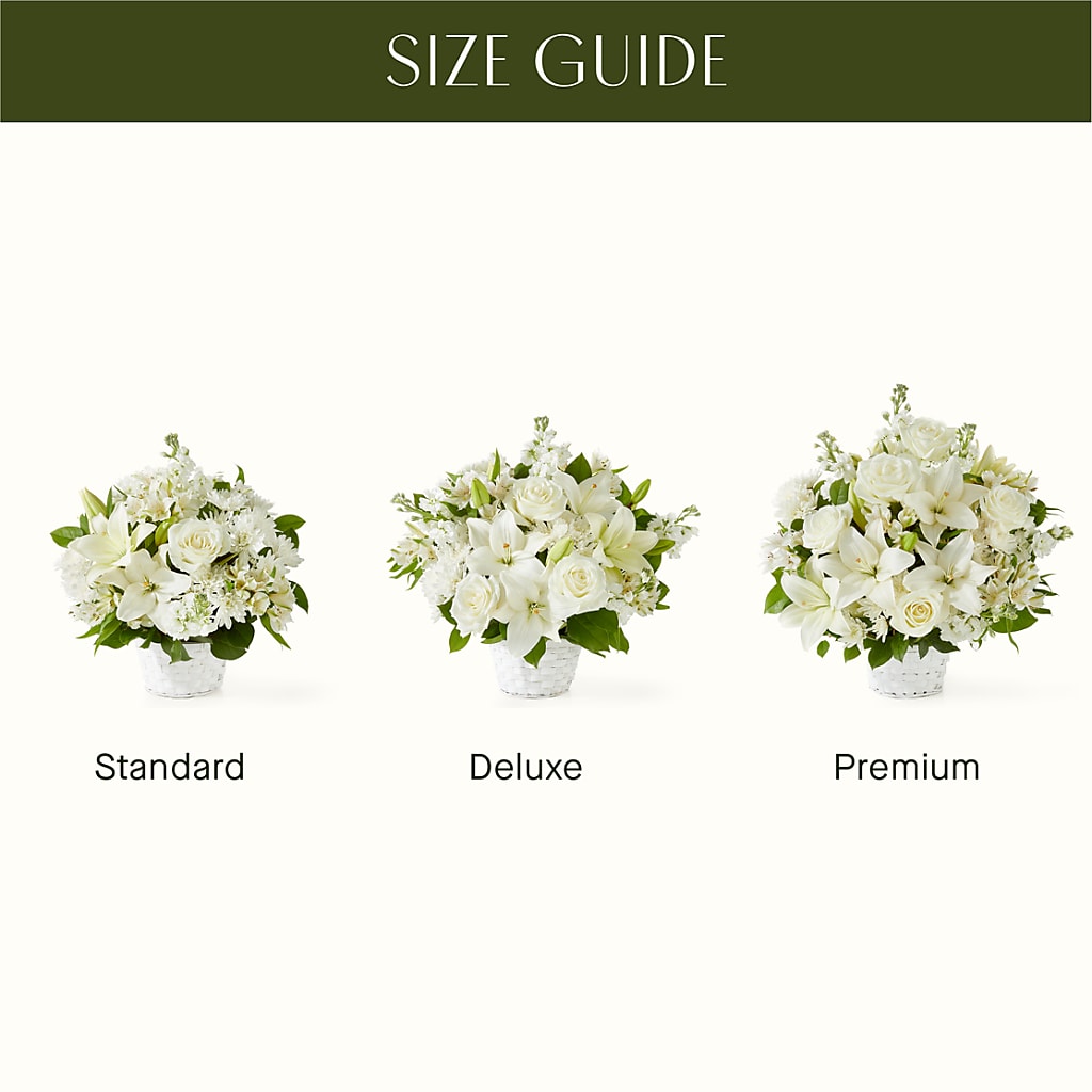 Peaceful Reflections Arrangement –  Caines Flowers, Barberton OH