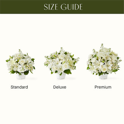 Peaceful Reflections Arrangement –  Caines Flowers, Barberton OH