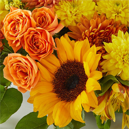 Autumn Harmony Centerpiece –  Caines Flowers, Barberton OH