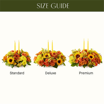 Autumn Harmony Centerpiece –  Caines Flowers, Barberton OH