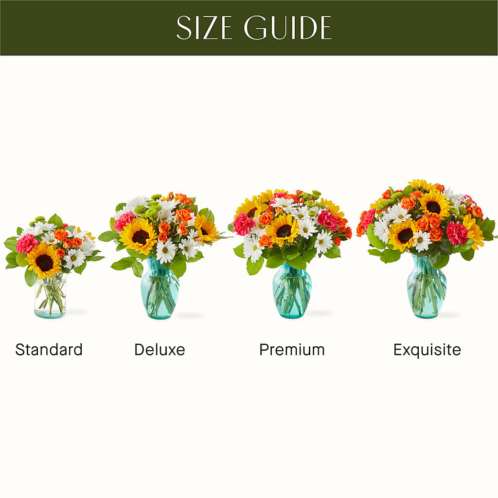 Sun-drenched Blooms Bouquet –  Caines Flowers, Barberton OH