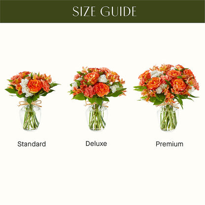 Apricot Glow Bouquet –  Caines Flowers, Barberton OH