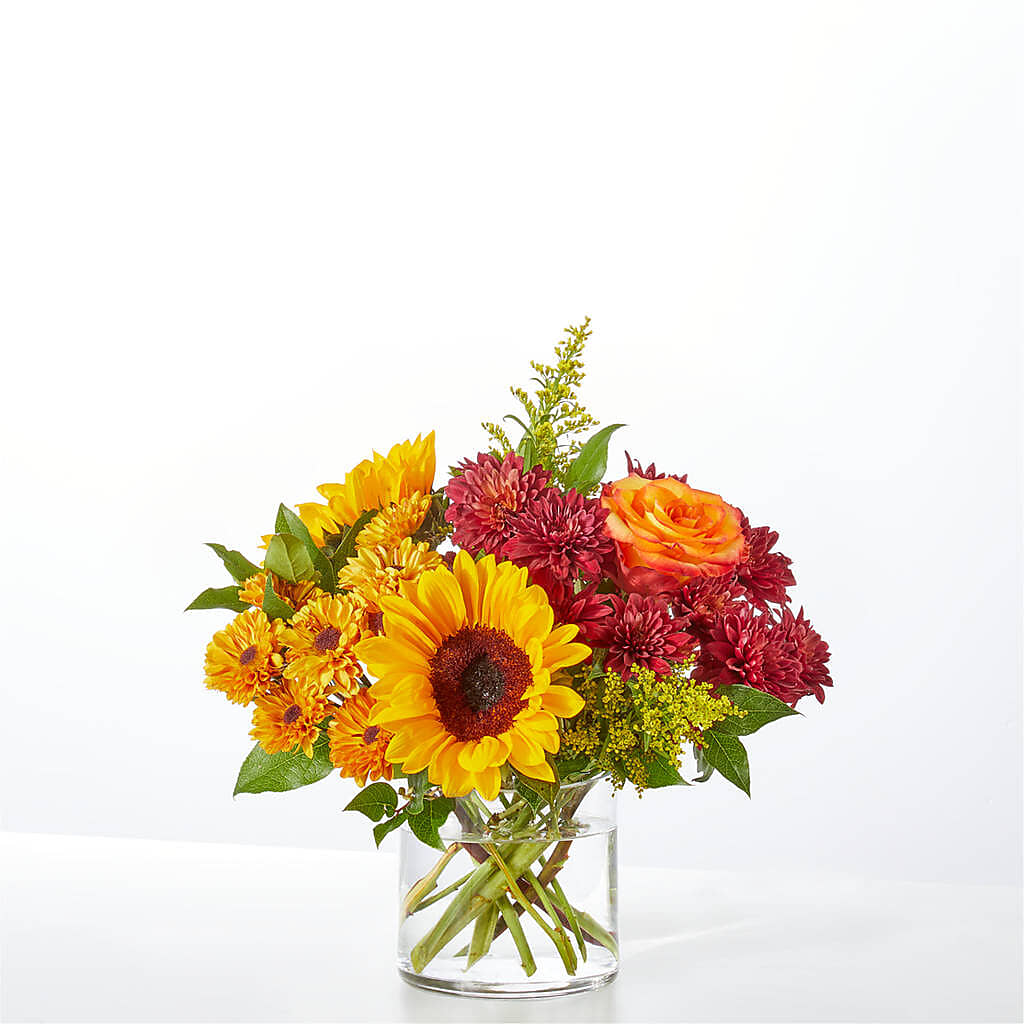 Flannel Scarf Bouquet –  Caines Flowers, Barberton OH