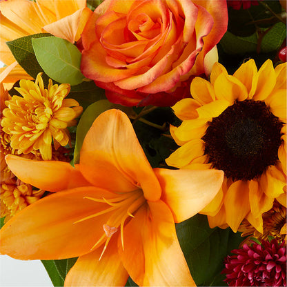 Grateful Centerpiece –  Caines Flowers, Barberton OH