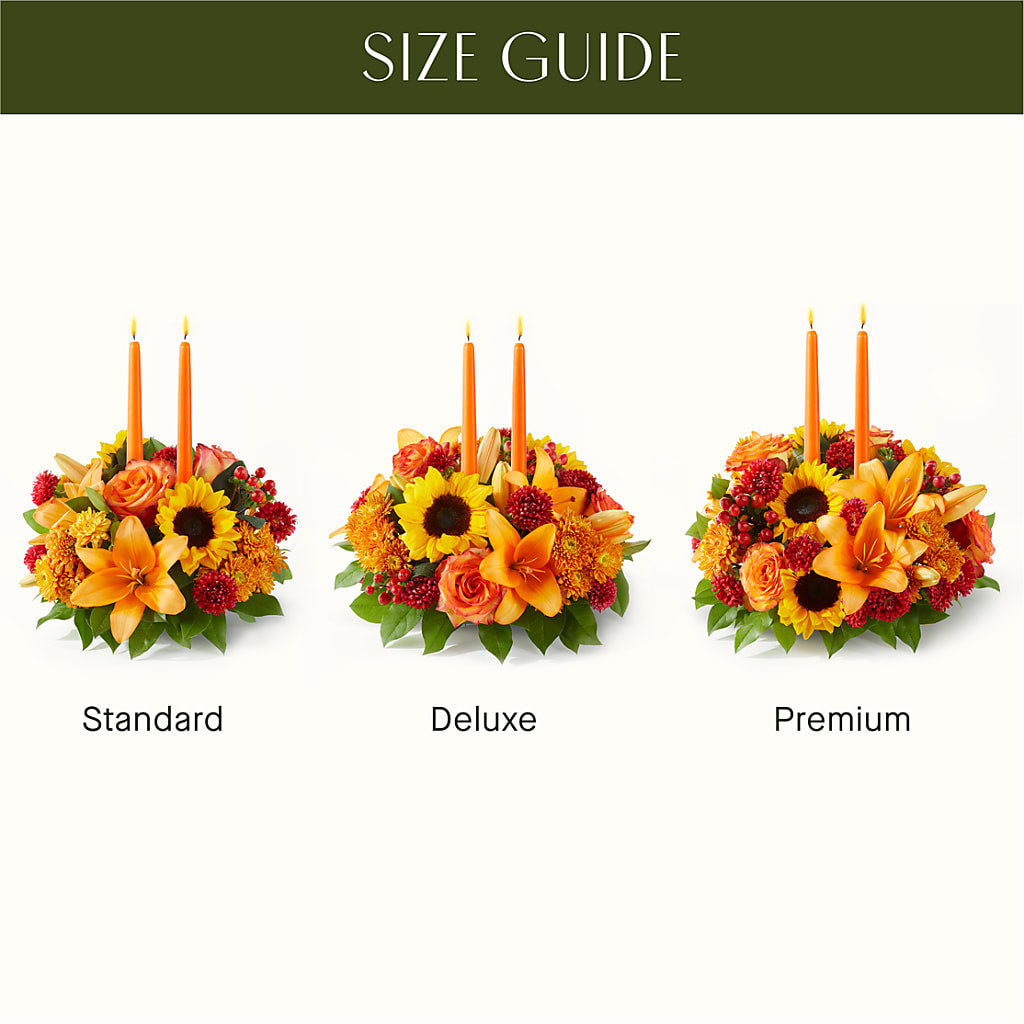 Grateful Centerpiece –  Caines Flowers, Barberton OH