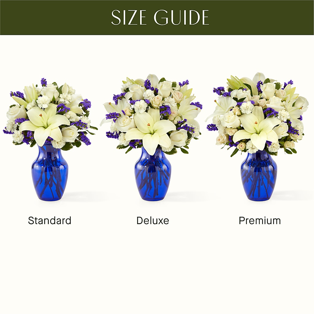 Sapphire Rush Bouquet –  Caines Flowers, Barberton OH