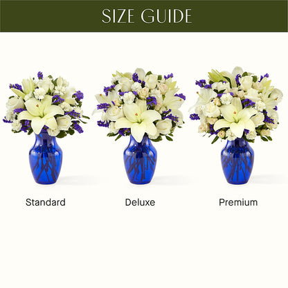 Sapphire Rush Bouquet –  Caines Flowers, Barberton OH