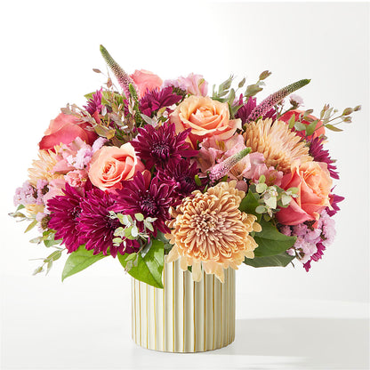 Berry Cobbler Bouquet with Ivory Vase –  Caines Flowers, Barberton OH