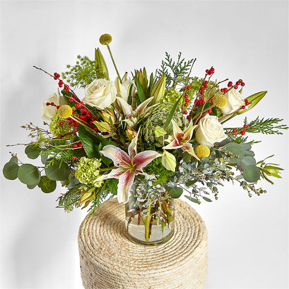 Berry & Bright Bouquet –  Caines Flowers, Barberton OH