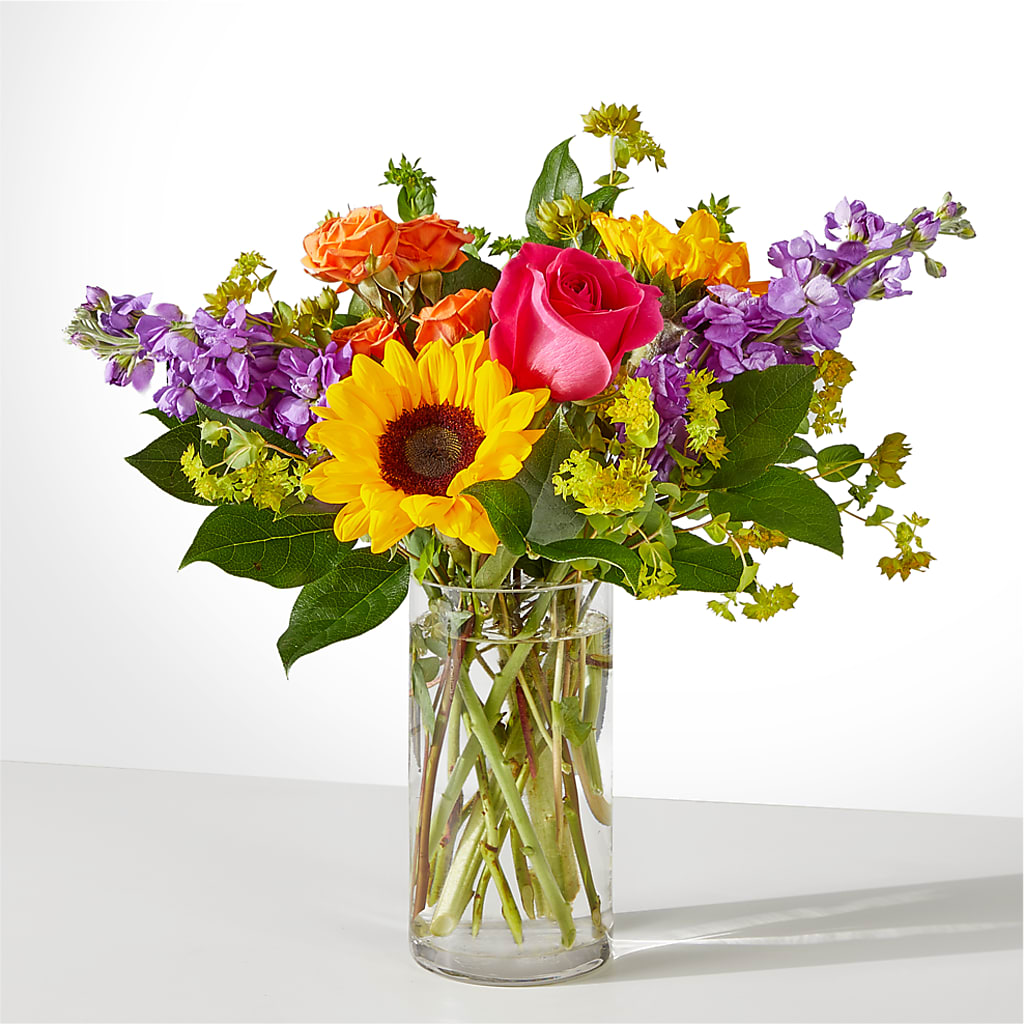 Vibrant Greetings Bouquet –  Caines Flowers, Barberton OH