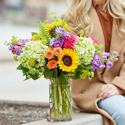 Vibrant Greetings Bouquet –  Caines Flowers, Barberton OH