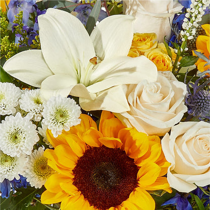Wonderfully Sunny Bouquet –  Caines Flowers, Barberton OH