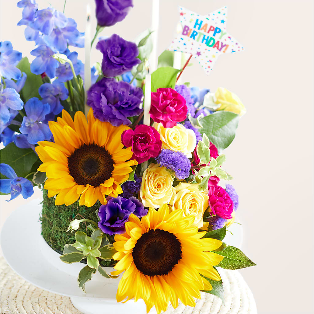 Star of the Day Floral Cake –  Caines Flowers, Barberton OH