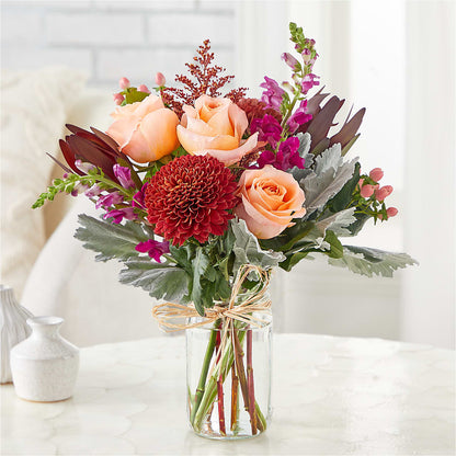 Moody Hues Bouquet –  Caines Flowers, Barberton OH