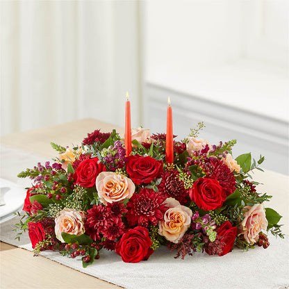 Most Thankful Centerpiece –  Caines Flowers, Barberton OH