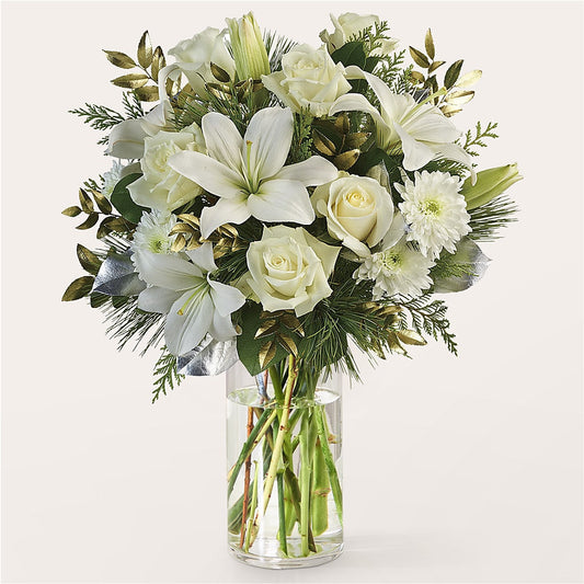 Wintry Mix Bouquet –  Caines Flowers, Barberton OH